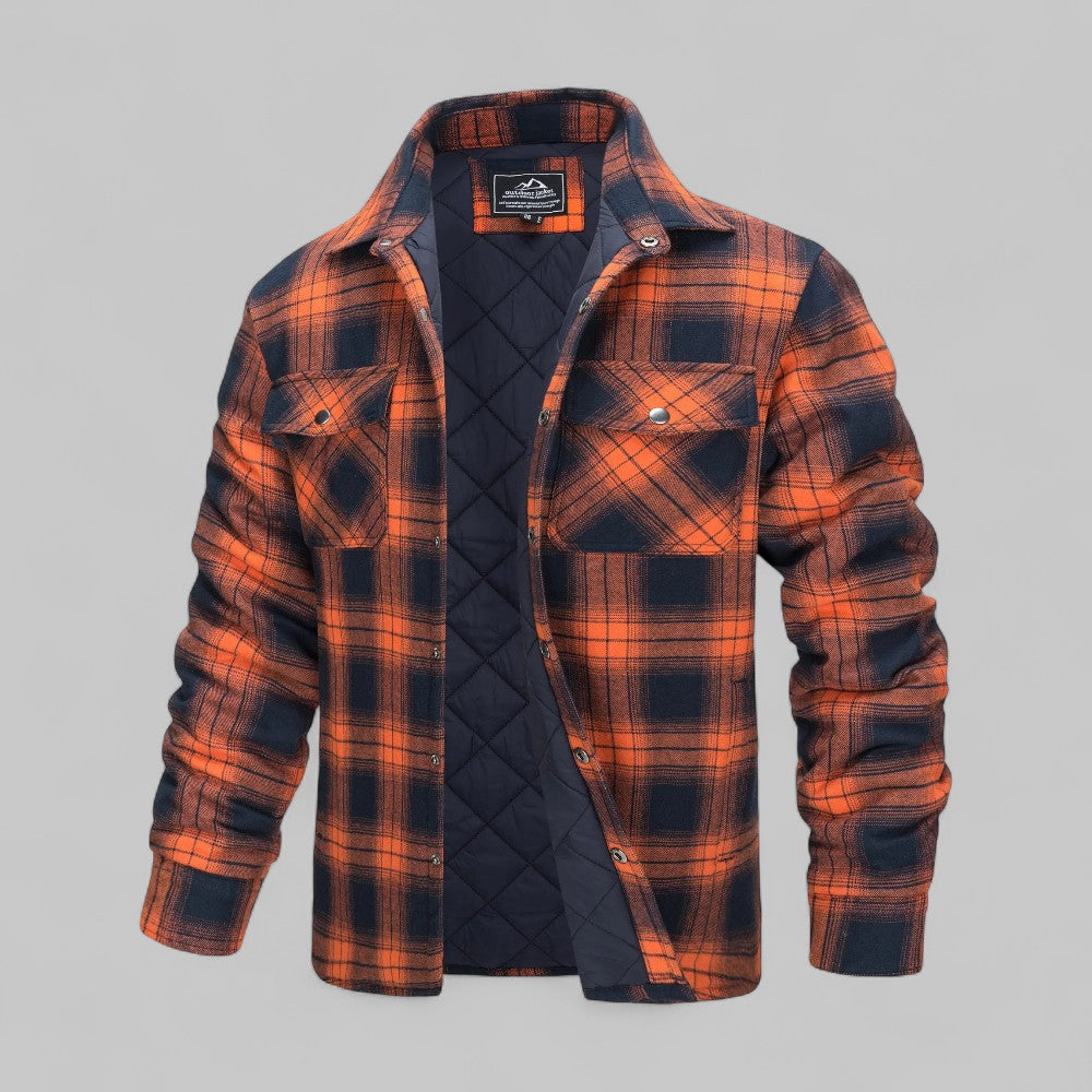 Chemise de flanelle à carreaux confortable