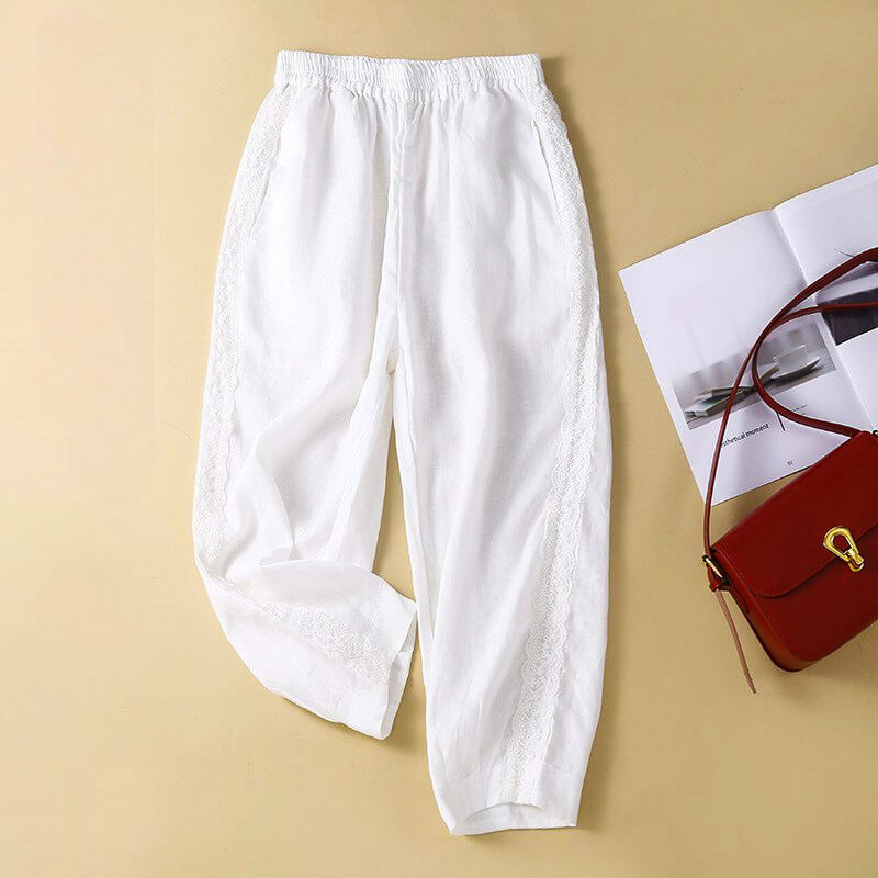 Pantalon Coton-Lin & Coupe Chic Confort