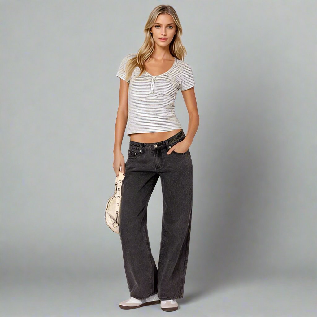 Jeans Taille Basse pour Femmes