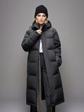 Doudoune Longue Féminine avec Capuche – Style Urbain & Chaleur Douce