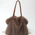 Sac cabas en velours doux