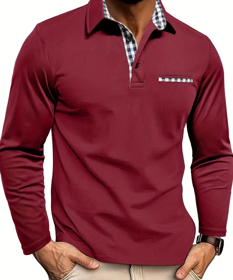 Polo à Manches Longues pour Homme