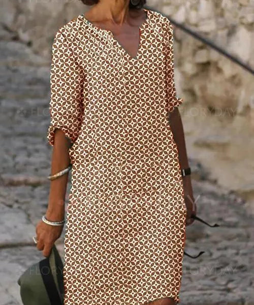 Robe fluide pour femme, silhouette élégante et mouvement naturel