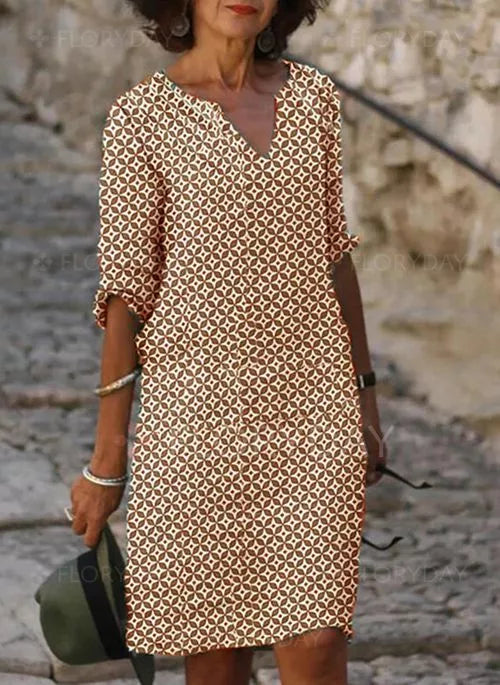 Robe fluide pour femme, silhouette élégante et mouvement naturel