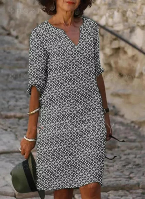 Robe fluide pour femme, silhouette élégante et mouvement naturel