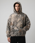 Hoodie Décontracté pour Homme Coupe Ample Capuche Structurée Pour le Quotidien