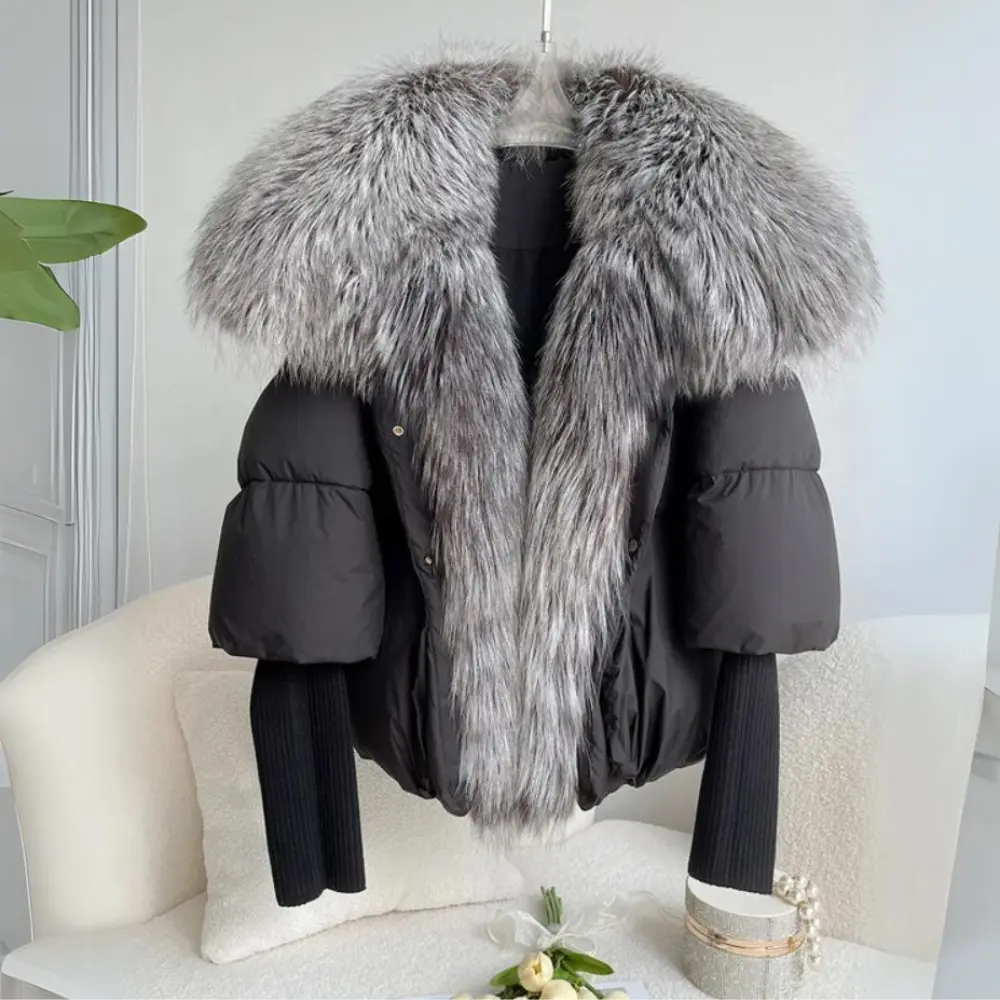 Doudoune Duvet & Capuche Fourrure Luxe