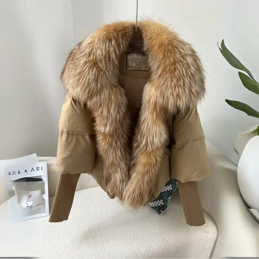 Doudoune Duvet & Capuche Fourrure Luxe