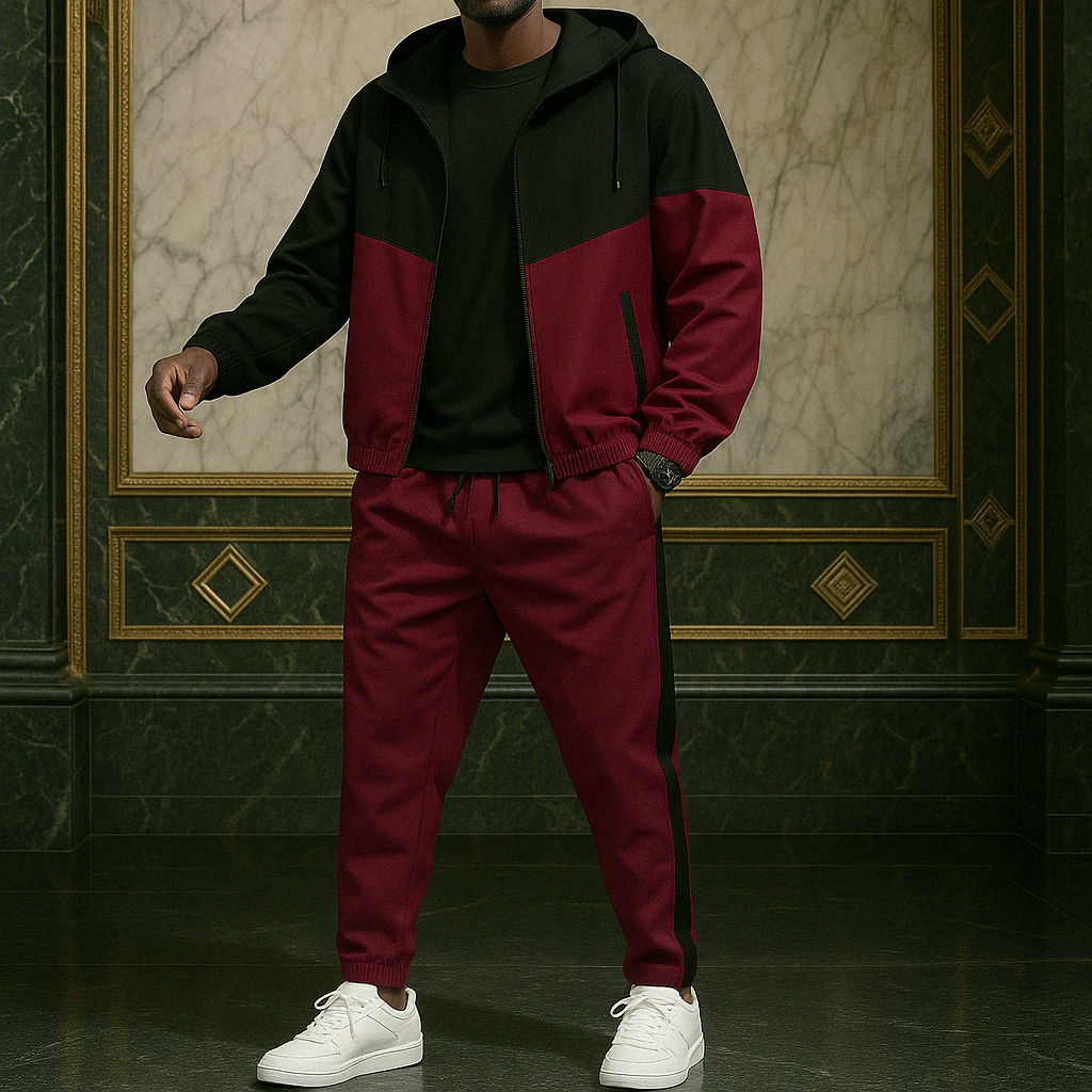 Ensemble Sport Bicolore & Survêtement Tendance