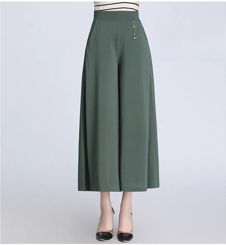 Pantalon à jambes larges