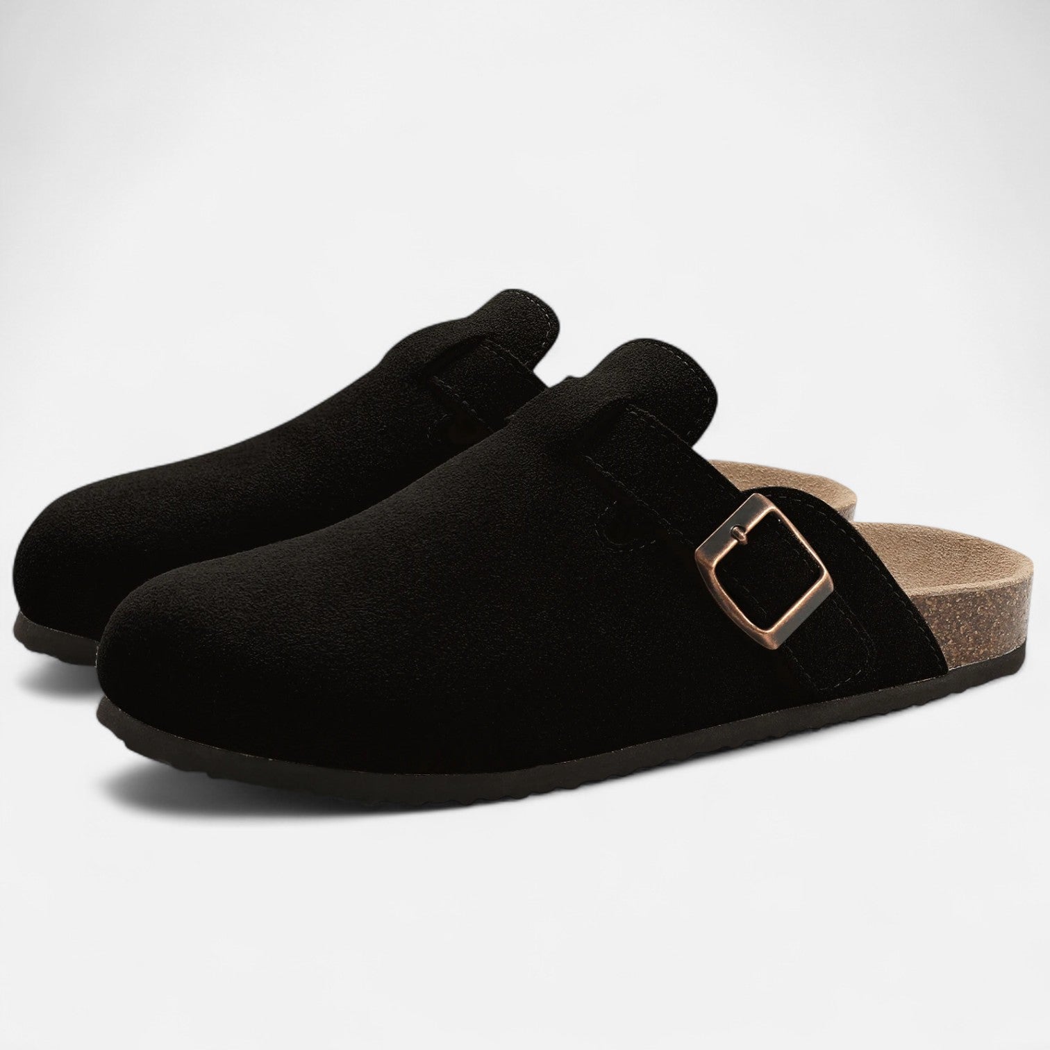 Mules en Suède pour Homme – Confort Sculpté Style Sabots