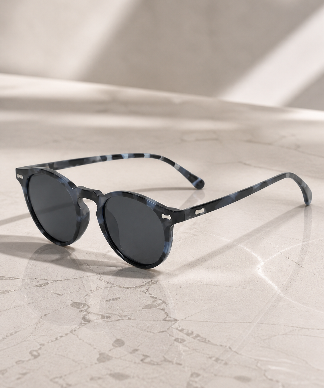Lunettes Rondes UV400 - Légères Élégantes Protection Solaire