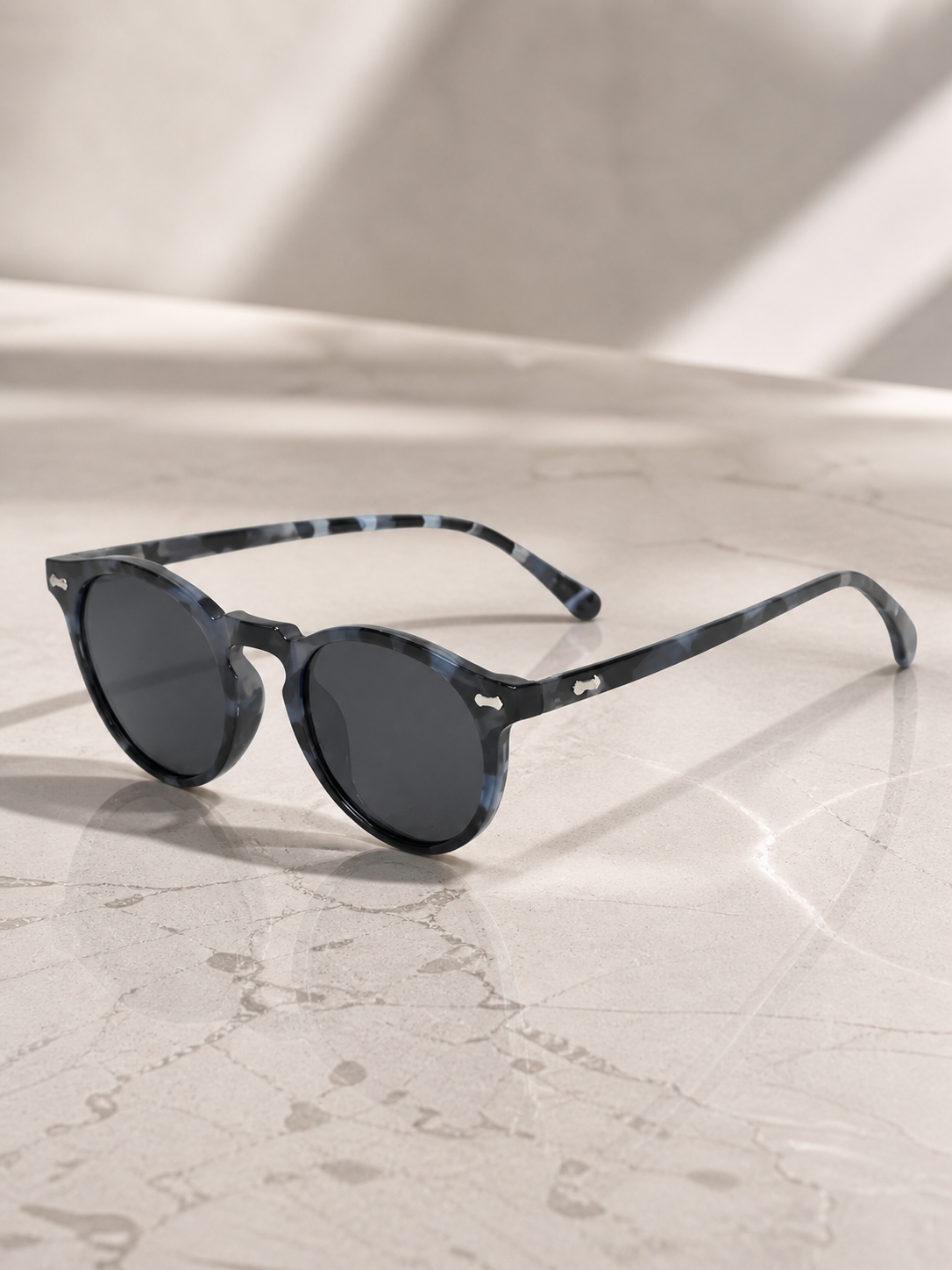 Lunettes Rondes UV400 - Légères Élégantes Protection Solaire