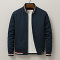 Veste Bomber Zippée pour Homme avec Col Ribané et Poches Frontales