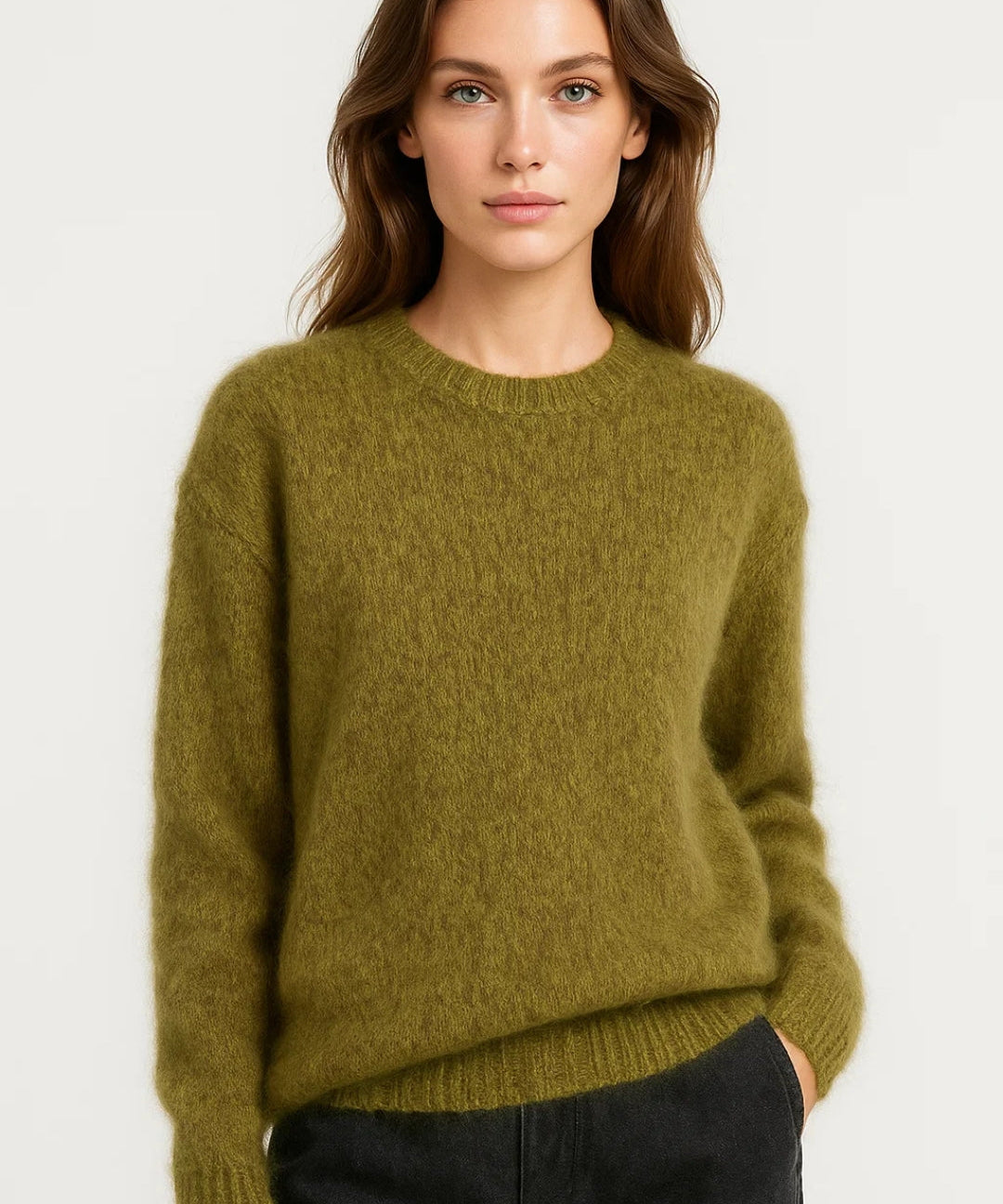 Pull Col Rond Femme & Maille Douce Légère