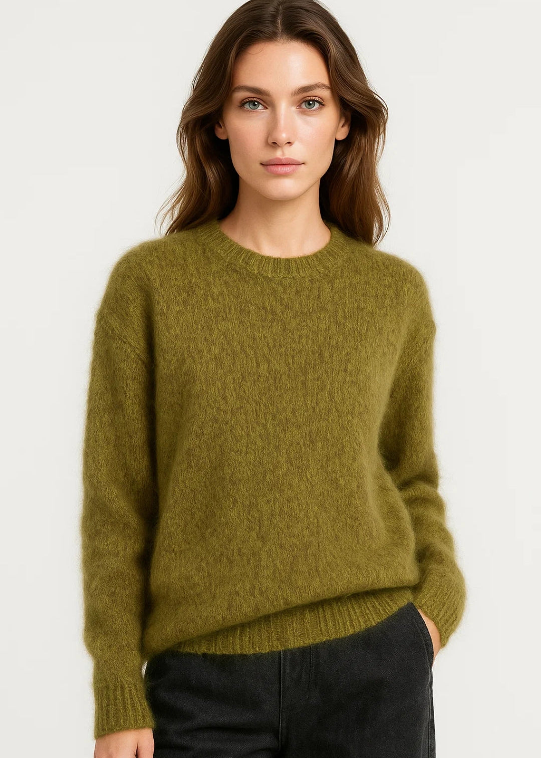 Pull Col Rond Femme & Maille Douce Légère