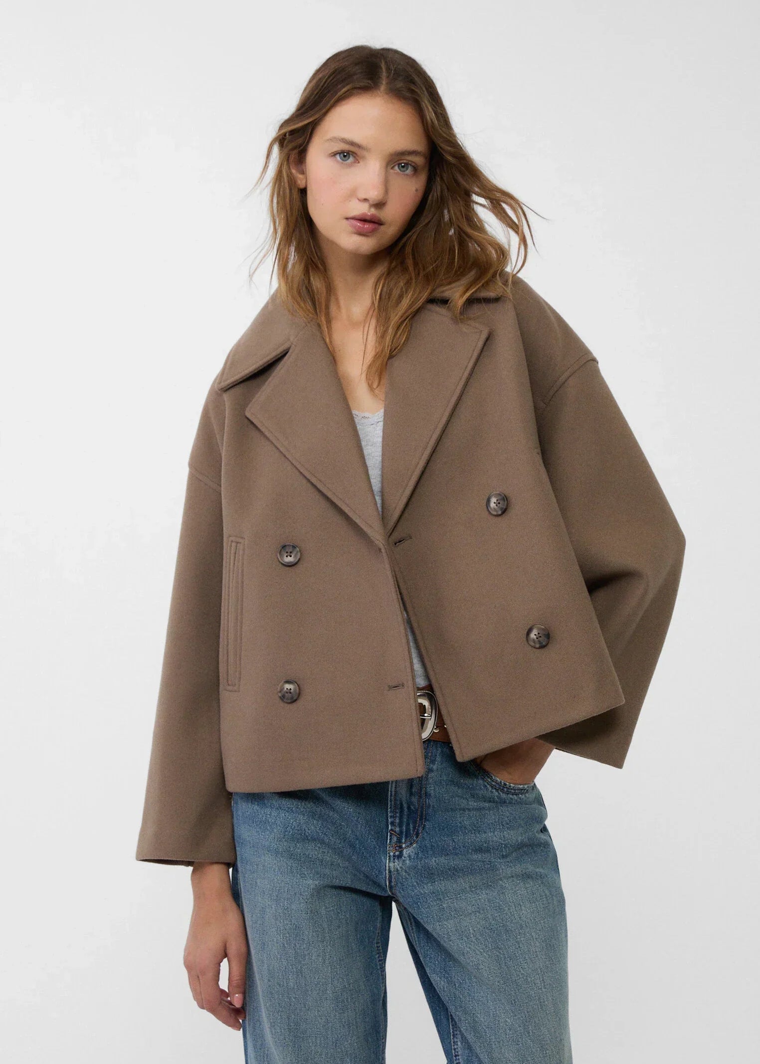 Manteau Court Élégant pour Femmes