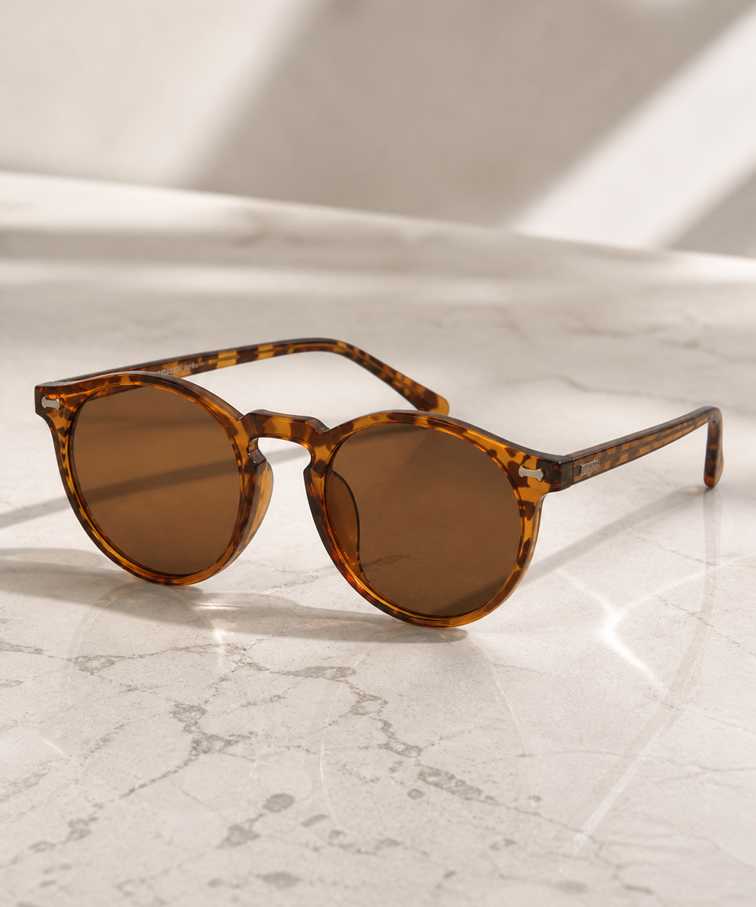 Lunettes Rondes UV400 - Légères Élégantes Protection Solaire