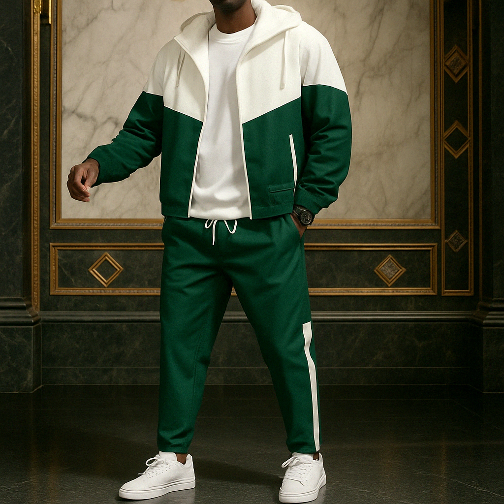 Ensemble Sport Bicolore & Survêtement Tendance