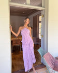 Robe Maxi à Volants - Coupe Fluide Élégante d’Été