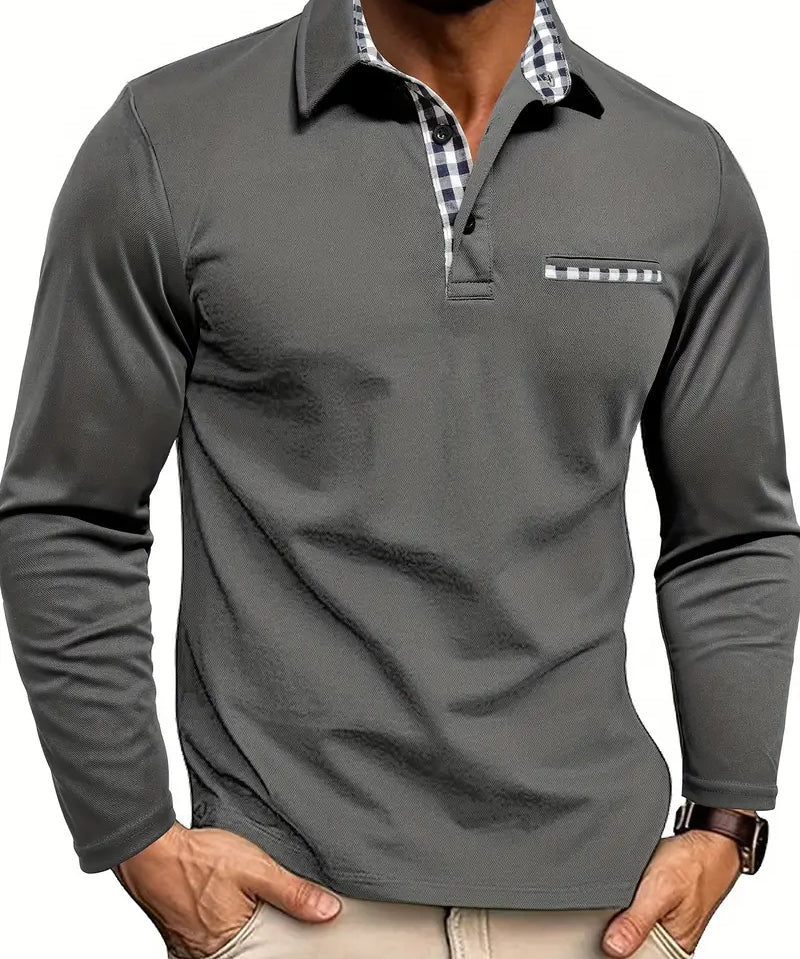Polo à Manches Longues pour Homme