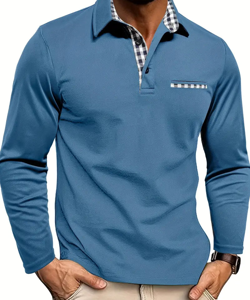 Polo à Manches Longues pour Homme