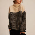Pull Femme à Col Cheminée