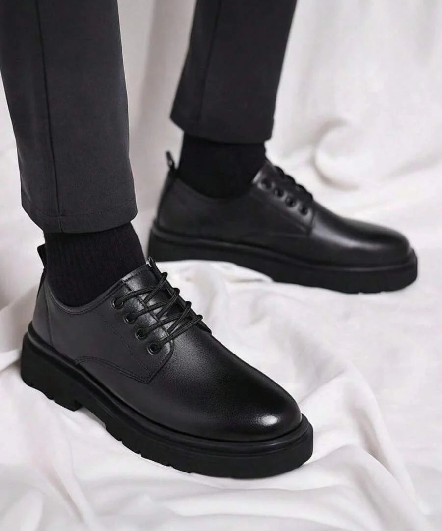 Derbies Homme à Œillets – Laçage Ouvert, Bout Arrondi, Pour le Quotidien