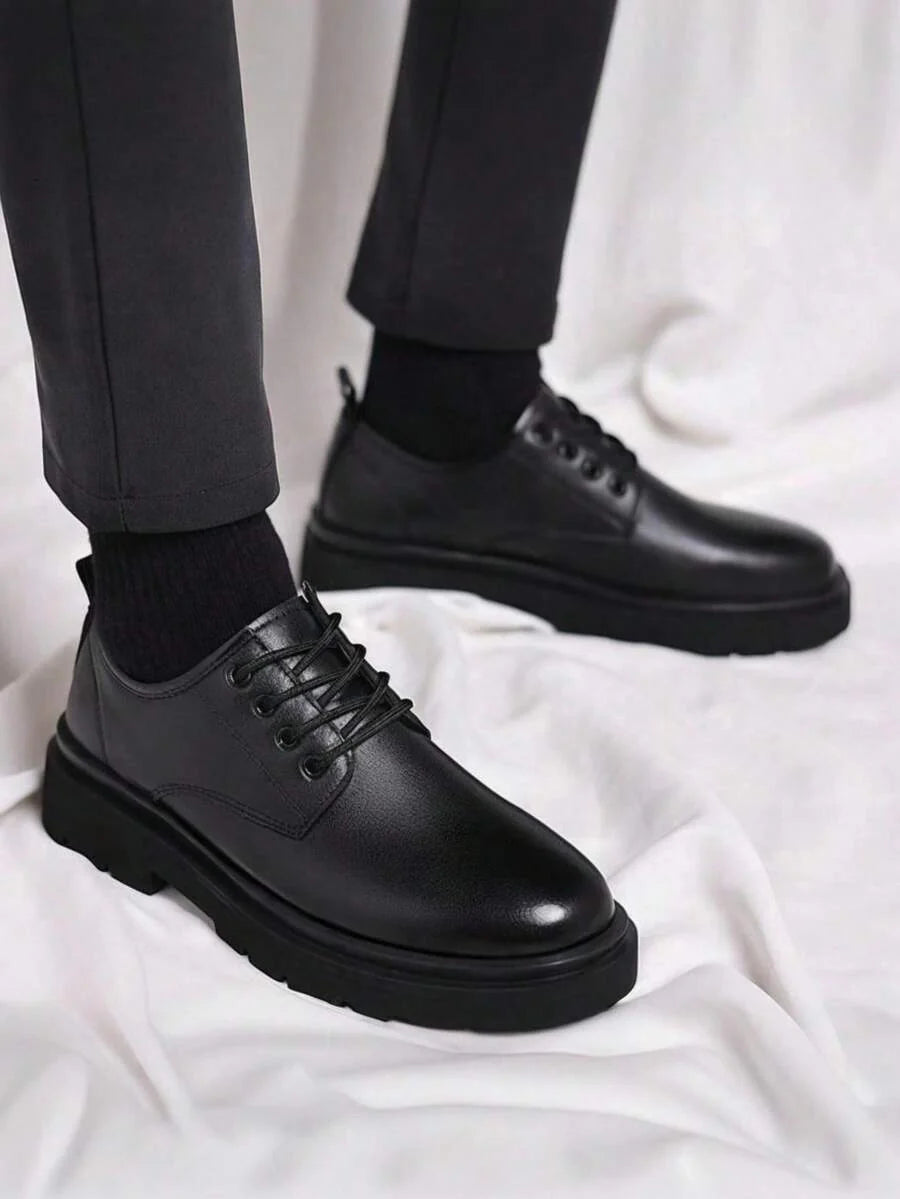 Derbies Homme à Œillets – Laçage Ouvert, Bout Arrondi, Pour le Quotidien