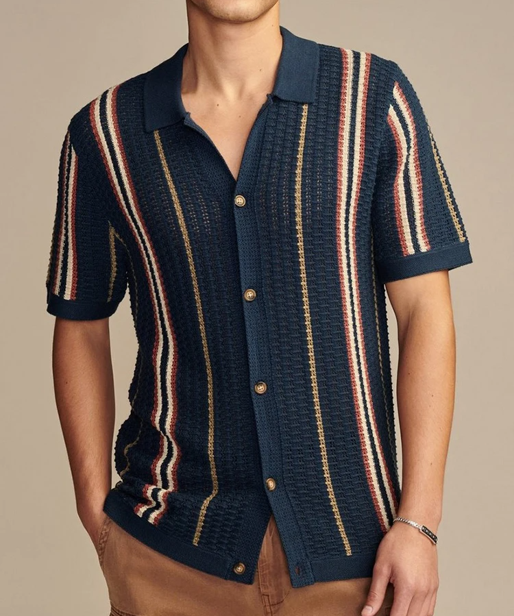 Polo Tricot Maille & Style Cabana Chic