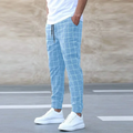 Pantalon Jogging à Carreaux & Style Détente