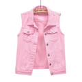 Gilet Jean Sans Manches & Style Tendance