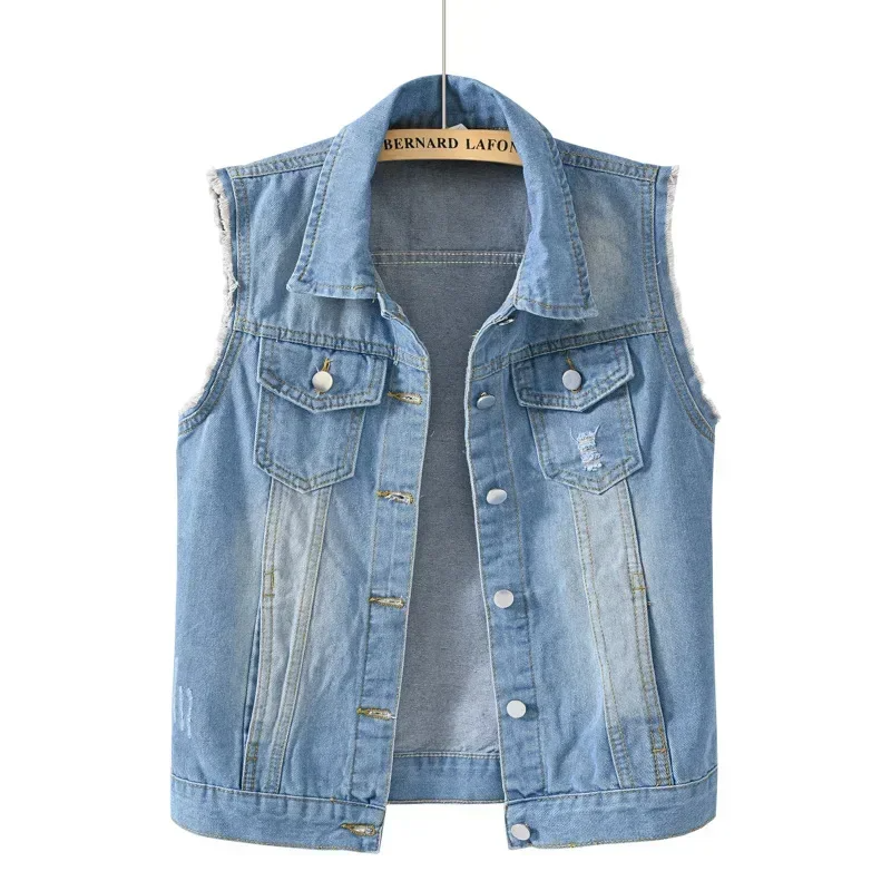 Gilet Jean Sans Manches & Style Tendance