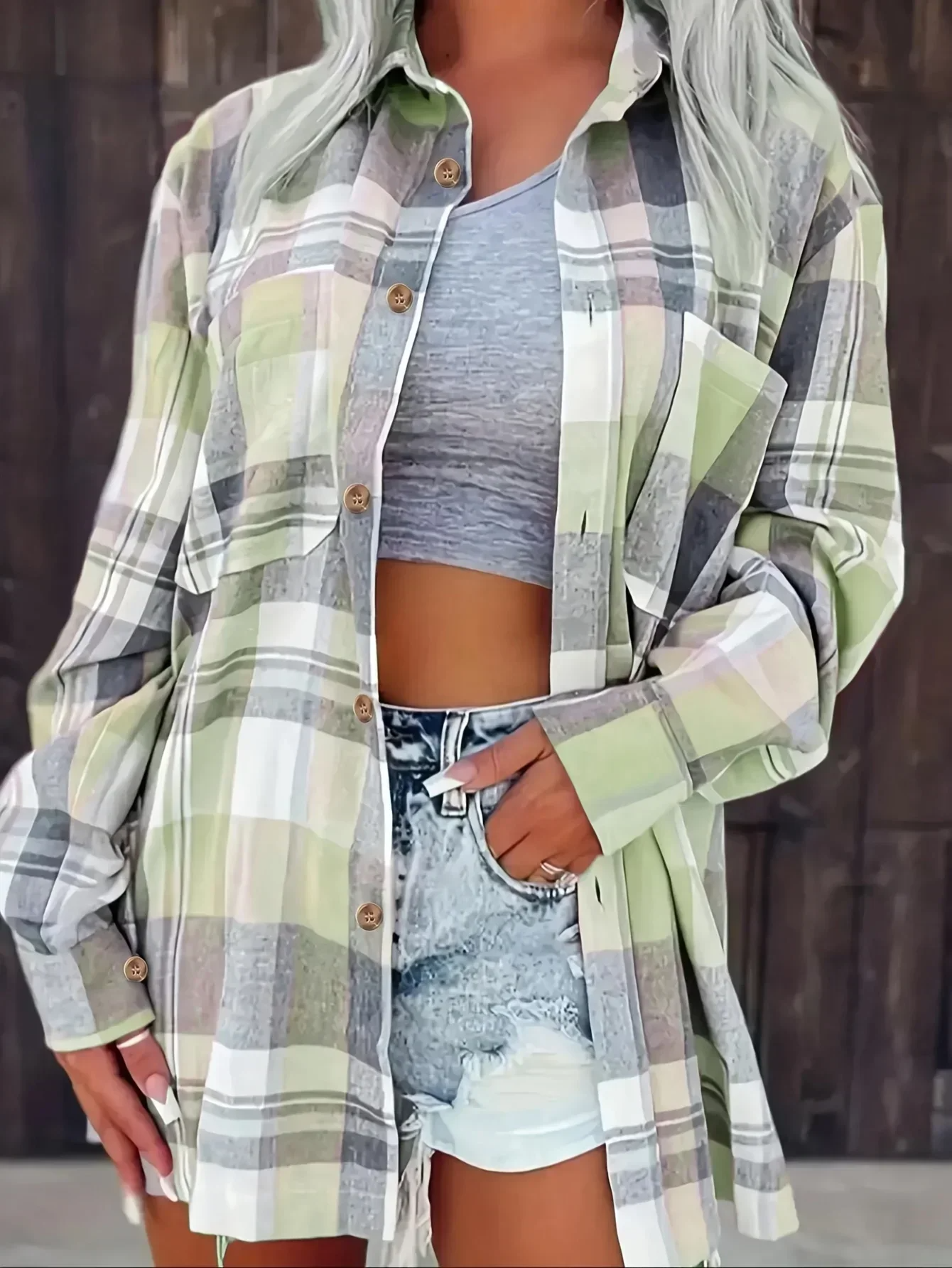 Chemise Flanelle & Carreaux Doux Hiver