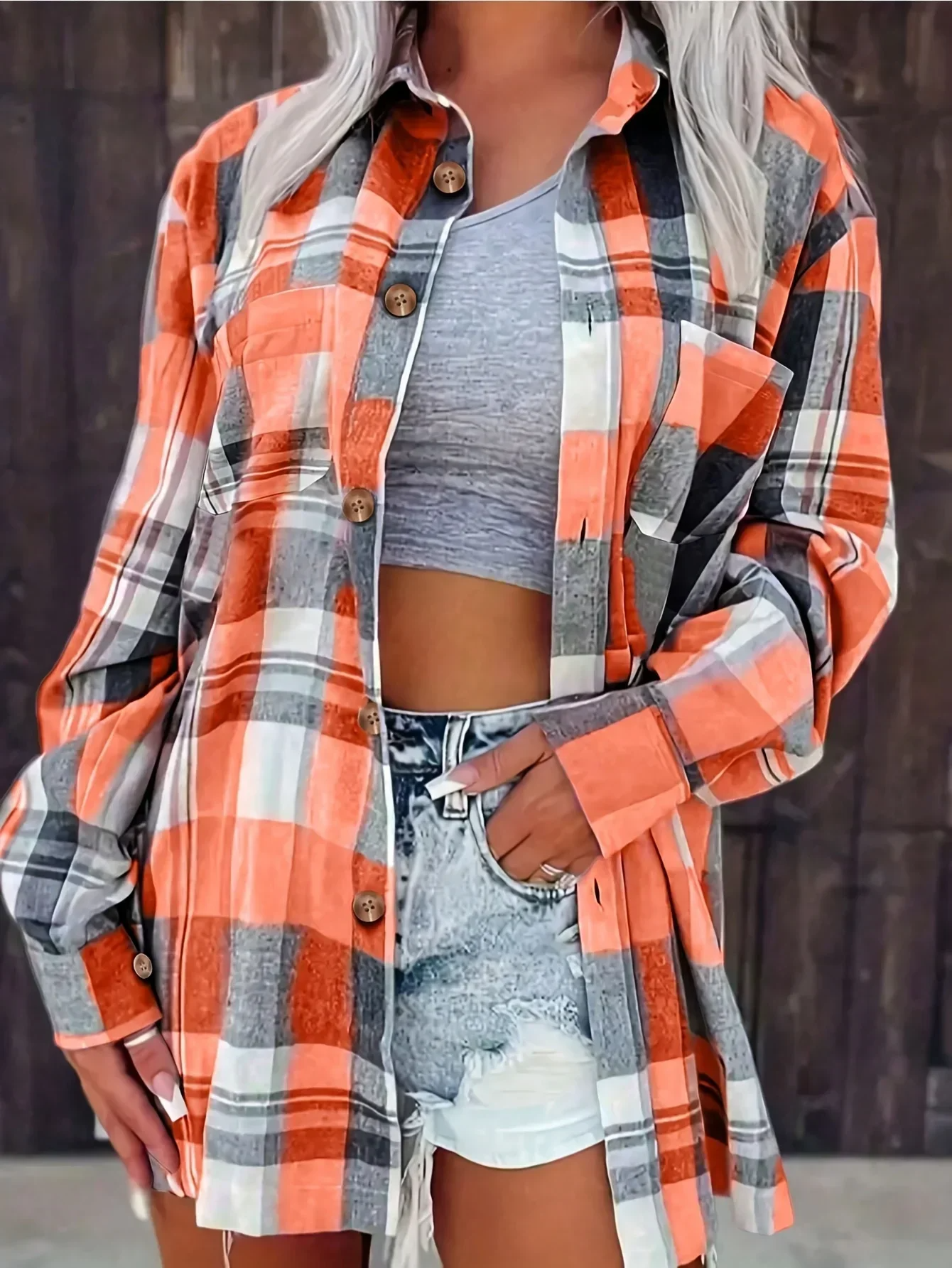 Chemise Flanelle & Carreaux Doux Hiver