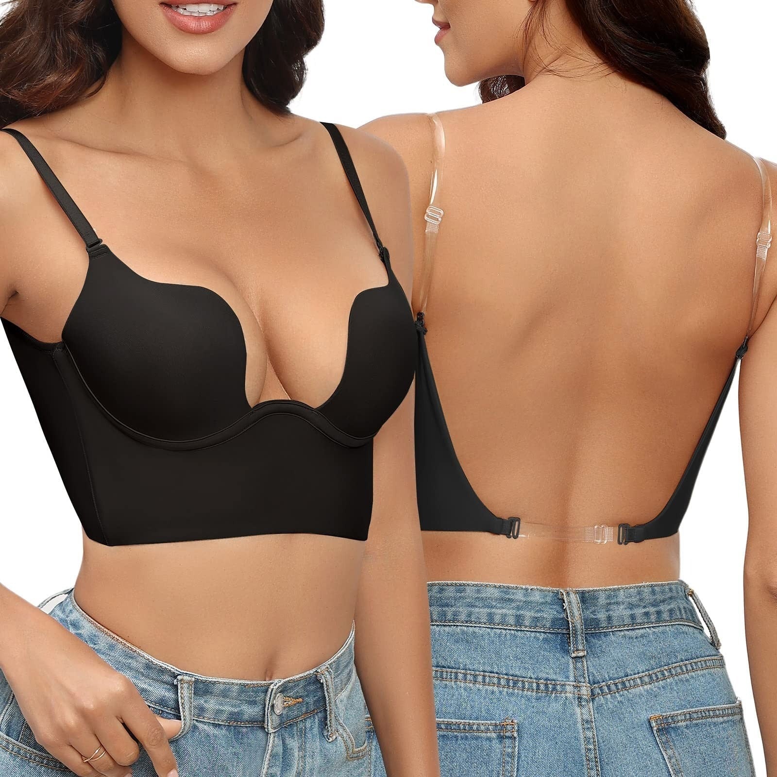 Soutien-gorge haut de gamme sans coutures et dos nu