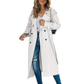 Trench-Coat Long Féminin & Élégant