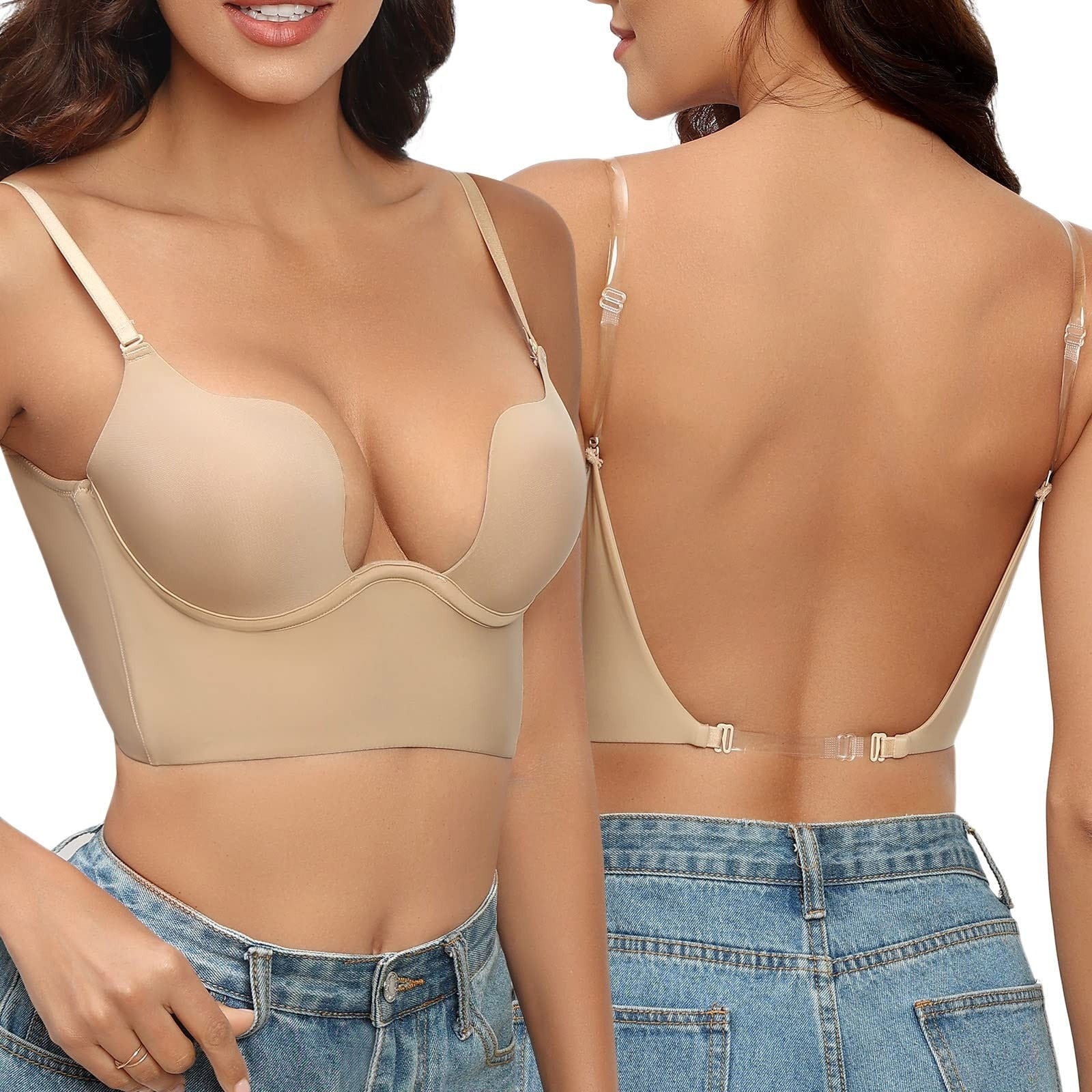 Soutien-gorge haut de gamme sans coutures et dos nu