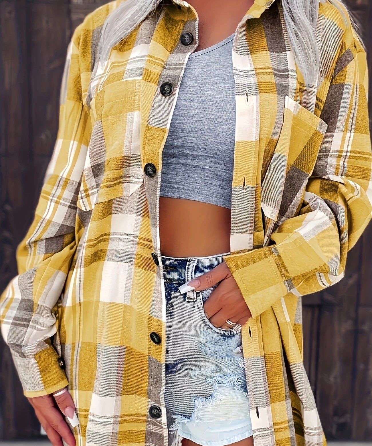 Chemise Flanelle & Carreaux Doux Hiver