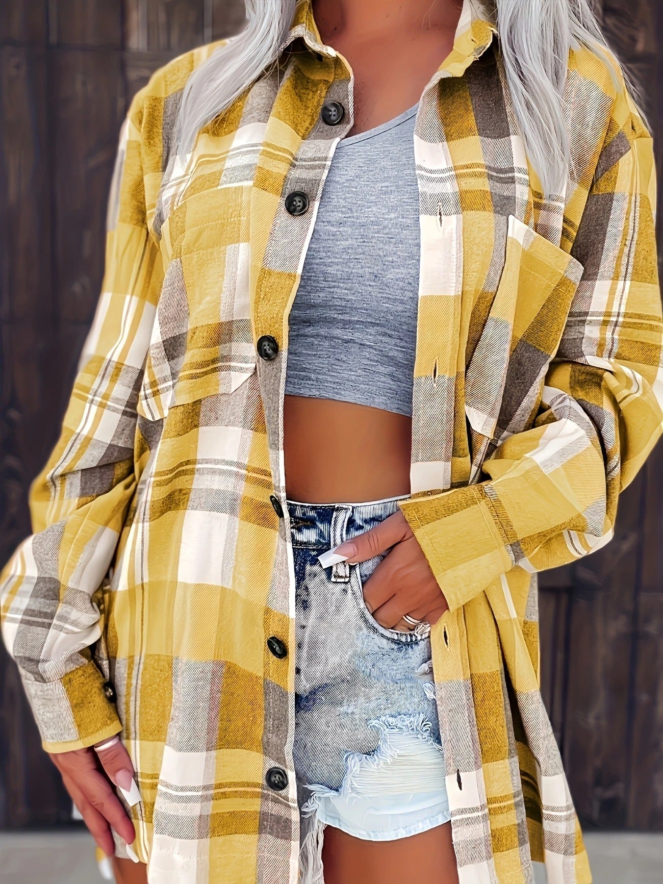 Chemise Flanelle & Carreaux Doux Hiver