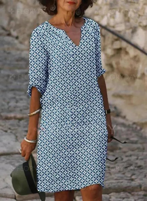 Robe fluide pour femme, silhouette élégante et mouvement naturel