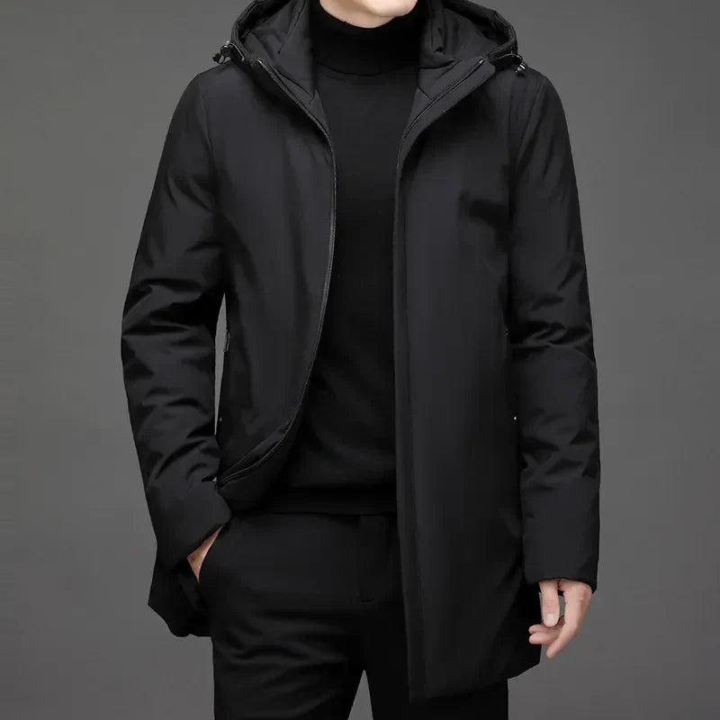 Veste d'hiver pour homme | Imperméable & Chaude | Coupe intemporelle & Confortable