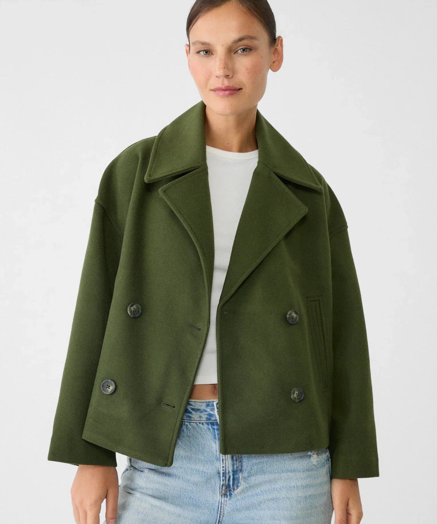 Manteau Court Élégant pour Femmes