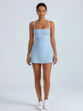 Robe de sport avec short intégré