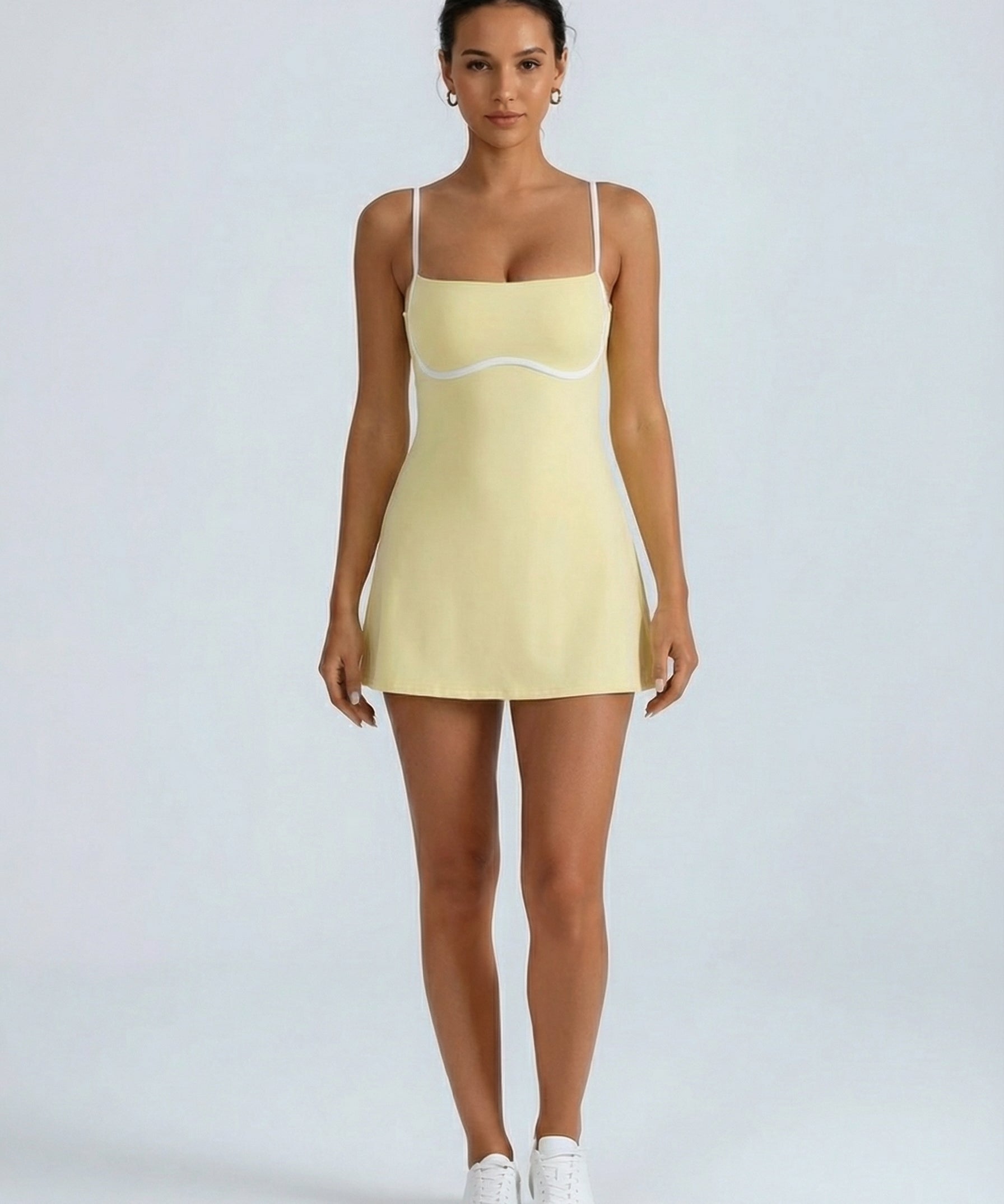 Robe de sport avec short intégré