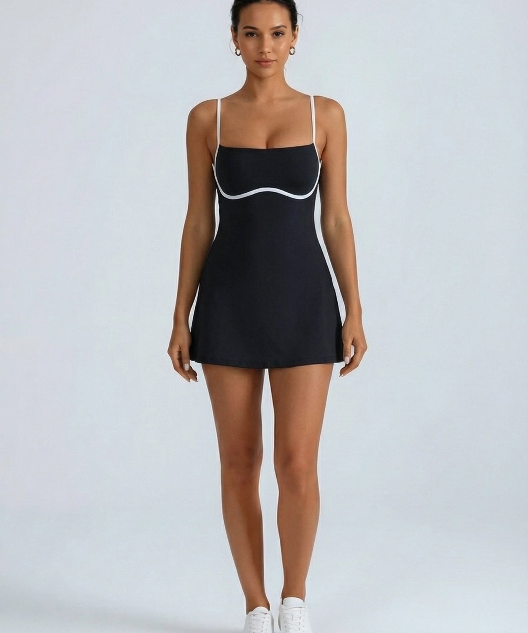 Robe de sport avec short intégré