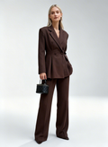 Tailleur Élégant Femme Blazer Structuré