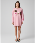 Pull en Tricot Doux avec Motif Teckel en Laine Feutrée