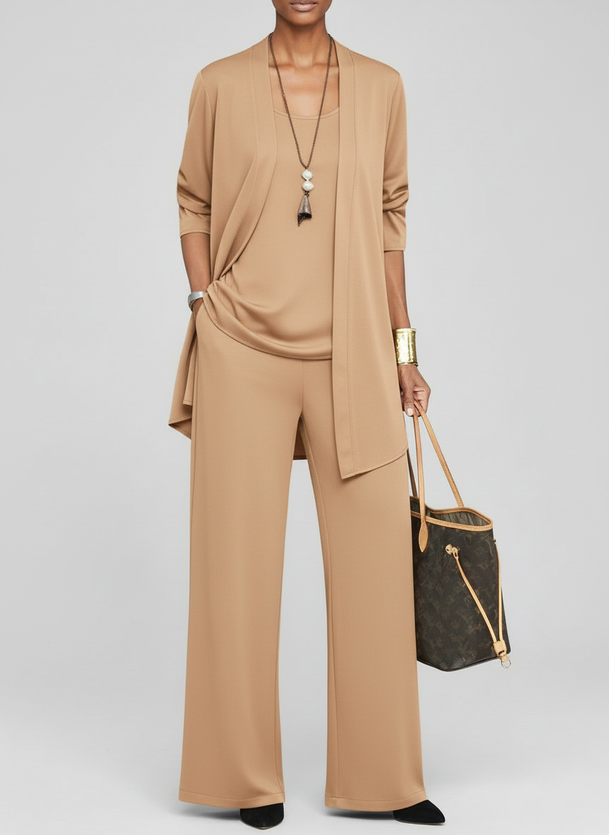 Tailleur Pantalon Élégant Femme Hiver