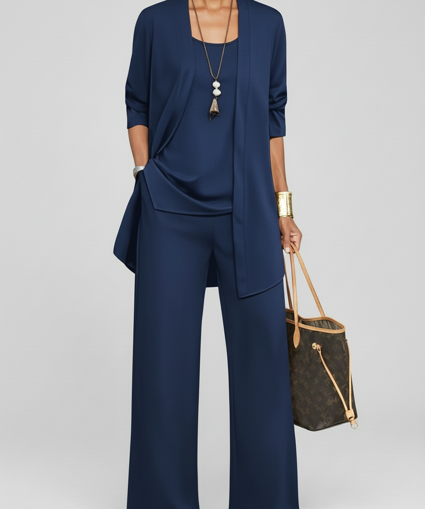 Tailleur Pantalon Élégant Femme Hiver